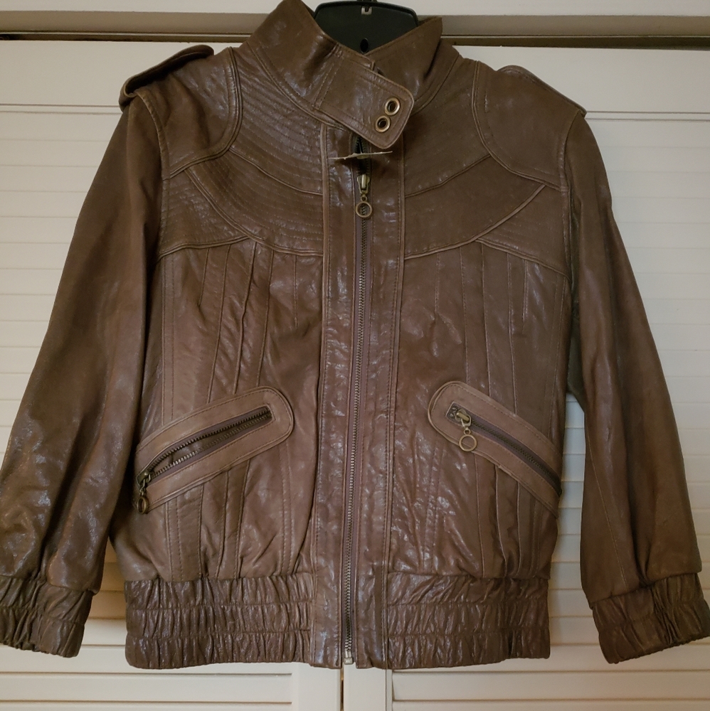 Leather jacket